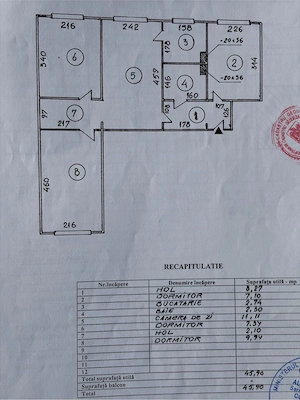 apartament 3 camere 
