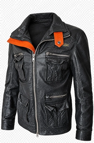 Geaca de piele Superdry Falcon Leather Jacket originala model premium stil militar biker