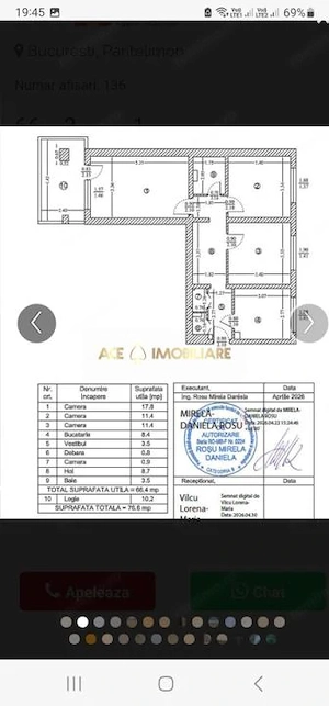 3 Camere de vanzare | Pantelimon | Metrou | 0% Comision | Centrala - imagine 7