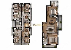 3 Camere de vanzare | Th. Pallady | Metrou | 0% Comision | 2027 | Lux - imagine 6