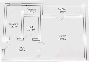 Vânzare Garsonieră 39 mp, parter/9, balcon și debara, Zona Plaza România - imagine 2