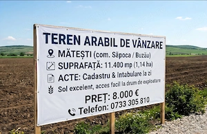 Teren arabil!