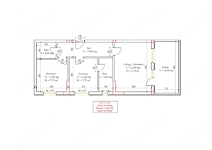 3 Camere Premium | Terasă 16 mp | Bloc Boutique | Încălzire în Pardoseală - imagine 3