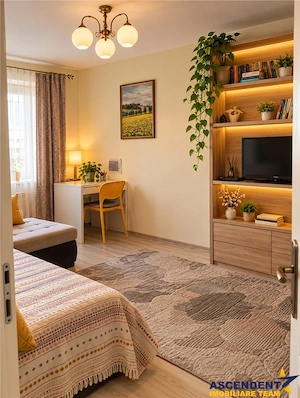 Apartament 2 camere, decomandat, balcon si parcare, Vlahuta - Florilor,  Brasov - imagine 9