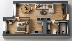 Apartament cu 2 camere de vanzare zona Calea Surii Mici - imagine 2
