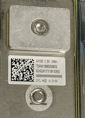 CELULA 340Wh - 93Ah 3,65V - Li-ion CATL NMC