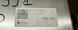 Modul Baterie Volkswagen ID 3 Li-ion NMC 156Ah 44V 6,85KWh