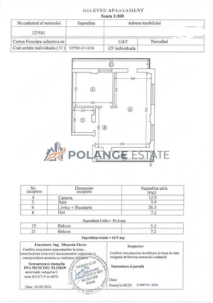Vand apartament nou spațios cu 2 camere Navodari Constanta  - imagine 10