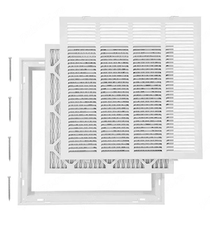 Grilă ventilație VEVOR cu filtru 50,5 x 50,5 cm - fără schimburi