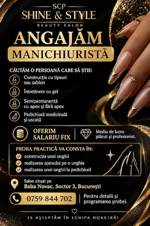 angajam manichiurista