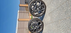 Vând 4 jante de aliaj 225 35R19, skoda octavia vrs 2016 cu 2 anvelope 225 35r19 