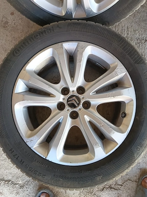 Set jante Citroen C5, cauciucuri de iarna 225/55/17 - imagine 3