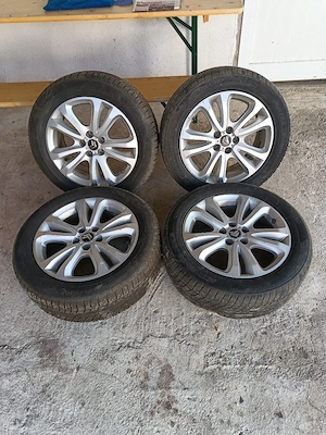 Set jante Citroen C5, cauciucuri de iarna 225/55/17 - imagine 5