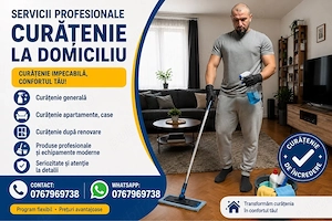 menaj domiciliu 60 ron ora