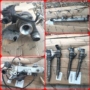 Pachet Turbina, 4 injectoare, EGR si rampa injectie - originale OEM - motor N47 BMW 143CP 2014