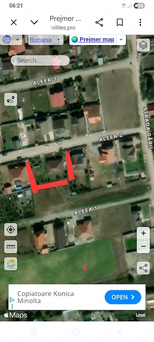Vânzare teren 1000m.patrati cu casa (parter) în stadiu f..avansat de construire(140m.pătrvansat de c