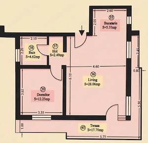 super ap cu  2 Camere | DUMBRĂVIȚA | 122.000   - imagine 18