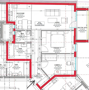 Apartament cu 3 camere bloc nou de vanzare in zona Horea Cluj Napoca - imagine 2