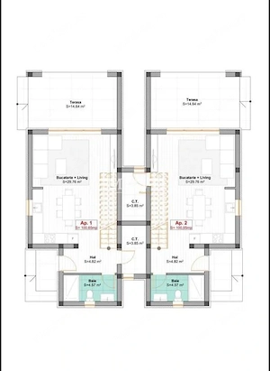 Duplex despartit prin CT | 4 camere | Drumul Boilor | Finisaje la alegere - imagine 5