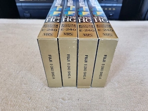 Pachet 4 buc Casete Video Fuji. Perfecta stare. 