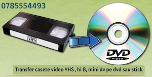 Copiere casete video pe Dvd sau stick Usb