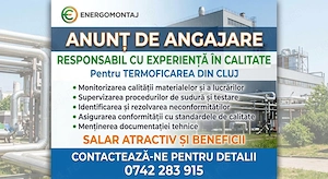 responsabil cu calitatea termoficare cluj