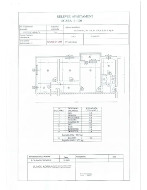 Proprietar   Vând apartament 3 camere, Nord   Str. Cameliei, 67,4 mp, acte la zi - imagine 10