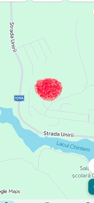Teren intravilan  756mp in Chinteni cu panorama spre LAC