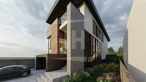 Casa individuala cu arhitectura moderna, 280 utili, teren 619 mp, in zona Gruia - imagine 2