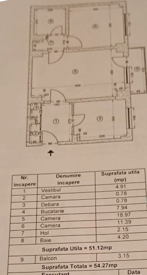  Vanzare apartament 2 camere - Costin Georgian (5 min. Metrou) - imagine 9