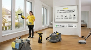 Curățenie profesională după constructor   renovare în București