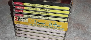 14 compact discuri cd. cu muzica clasica  titlurile in poze pret 200 ron   ATENTIE BONUS  20 GB. muz