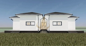 Duplex nou 101 mp, 3 dormitoare, teren 378 mp – Moșnița Nouă - imagine 2