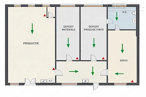 Spatiu 200 mp | Productie, depozit, birouri | Acces TIR | Sacele Brasov - imagine 7