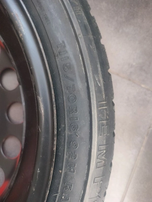 Roata rezerva slim T115/70/R16 PCD 5x110 Opel Zafira - imagine 3