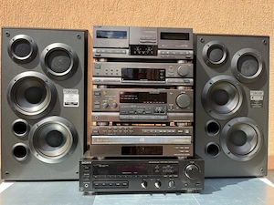 Onkyo-Tehnics-Fisher-JVC-Shapr -Heco-Bosse