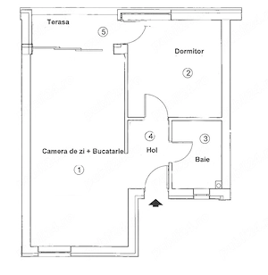 Apartament 2 camere de închiriat   Central | Stil Loft  - imagine 9