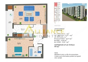 APARTAMENT 2 CAMERE DRUMUL - BINELUI - imagine 4