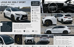 Lexus NX 350h F SPORT AWD | 2025 | German Version  - imagine 5