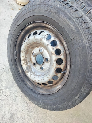 roata rezerva Volkswagen 5x120 65.1mm VW T5 T5.1 Multivan Transporter Caravel anvelopa 215 65 r16C  - imagine 4