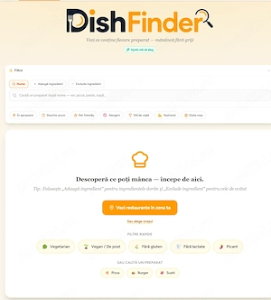 Câștigă 500 lei pentru fiecare restaurant pe care îl aduci pe DishFinder.