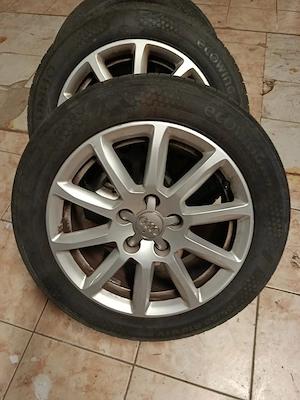 Jante audi,vw, seat, skoda 5x112 16 anvelope 205 55 16 dot 2024  - imagine 3