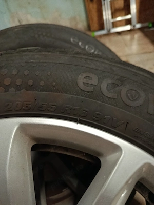 Jante audi,vw, seat, skoda 5x112 16 anvelope 205 55 16 dot 2024  - imagine 7