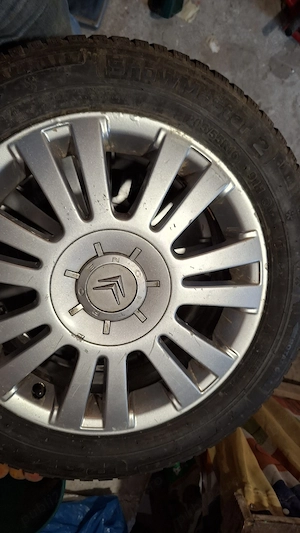 Set 4 Roți Complete Citroën - Jante Aliaj 16" cu Anvelope Iarnă 205/55 R16 - imagine 3