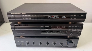 Linie Audio Top Harman Kardon   Amplificator HK6100 + CD HD7600 + TU9600   Componente Rare