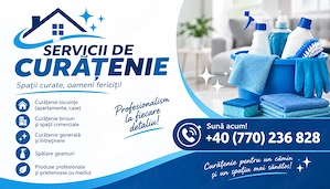 Oferim servicii de curățenie !