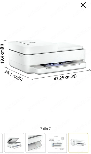 imprimanta hp deskjet plus ink advantage 6400 