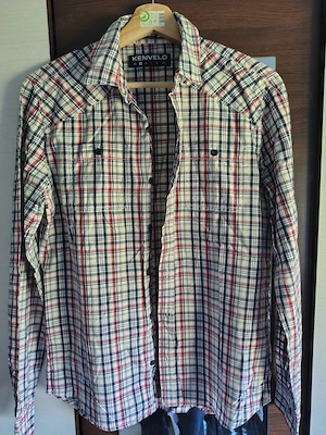 Cămașă Kenvelo mânecă lunga, Slim Fit, Size S