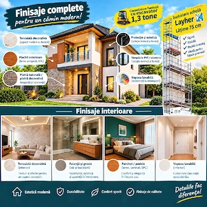 executam renovări interioare și exterioare 