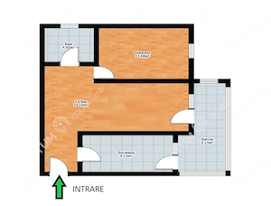 Apartament 2 camere balcon pod si loc parcare zona Triajului Selimbar - imagine 6